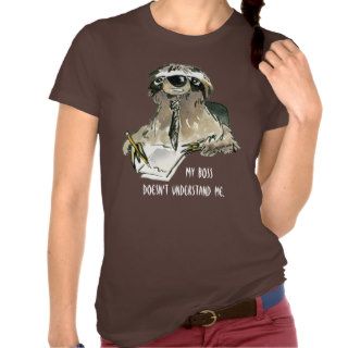 Cartoon Sloth Dark T Shirt