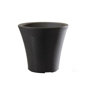 dotchi 20 in. Pamplona Tall Planter in Espresso B08320S180DS