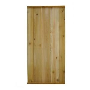 23.25 in. x 48 in. Fence Board Panel T&G Cedar (4 Pieces) 23.25X48