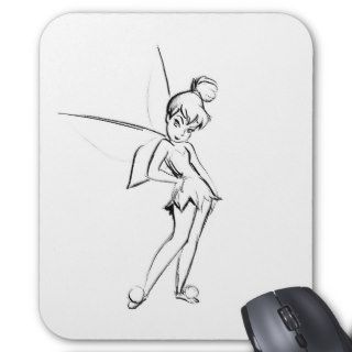 Tinkerbell Sketch Disney Mousepads