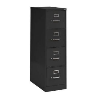 Sandusky 4 Drawer Vertical File Cabinet in Black DISCONTINUED S414 09