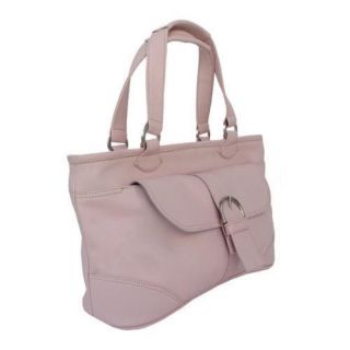 Women's Piel Leather Purse With Front Pocket 2436 Pastel Pink Leather Piel Leather Shoulder Bags