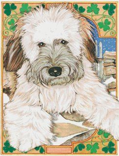 Pipsqueak Productions C886 Holiday Boxed Cards  Wheaten Terrier Patio, Lawn & Garden
