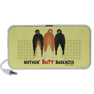 Nothin' Butt Basenjis Portable Speaker