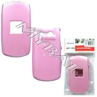 Pink Snap On Cover Hard Case Cell Phone Protector for Pantech Breeze C520 C 520 Cell Phones & Accessories