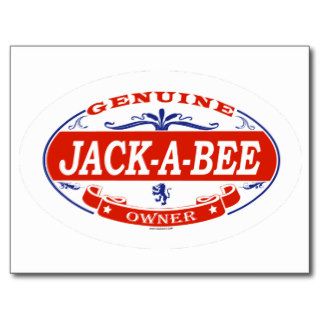 Jack A Bee  Post Card