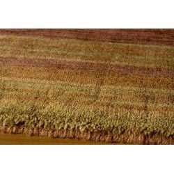Hand loomed Loft Rust Gabbeh Wool Border Rug (9'6 x 13'6) 7x9   10x14 Rugs