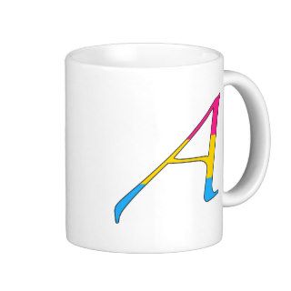 Pansexual Pride "Scarlet" Letter A Coffee Mugs