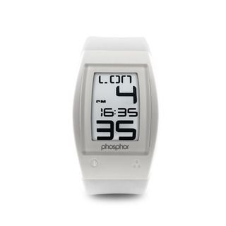 Phosphor Mens White World Time Sport E Ink Digital Watch Phosphor Watches Mens More Brands Watches