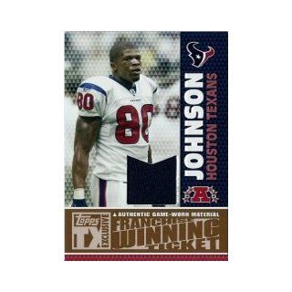 2007 Topps TX Franchise Winning Ticket Jersey #AJ Andre Johnson Jsy /199 Sports Collectibles