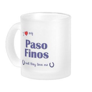 I Love My Paso Finos (Multiple Horses) Coffee Mug