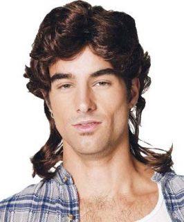Funny 80s Mullet Costume Wig Clothing