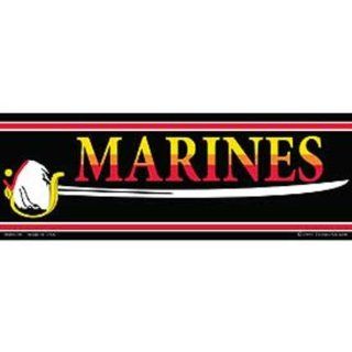 U.S. Marines NCO Sword Bumper Sticker Sports & Outdoors