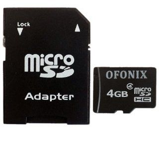 OFonix 4GB MicroSD Memory Card With SD Adapter For Blackberry Q10 Cell Phones & Accessories