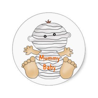 Halloween Mummy Baby Fun Stickers