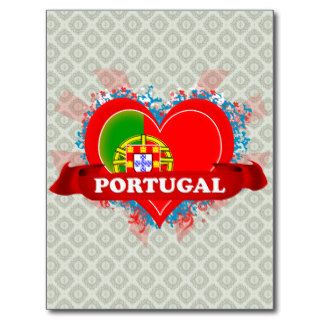 Vintage I Love Portugal Postcards
