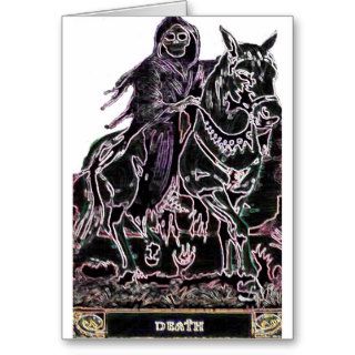 DEATH TAROT CARD DESIGN BY LIZ LOZ