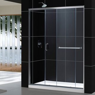DreamLine Infinity Z 56  to 60 inch Frameless Glass Sliding Shower Door DreamLine Shower Doors