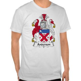 Anderson Family Crest T shirts