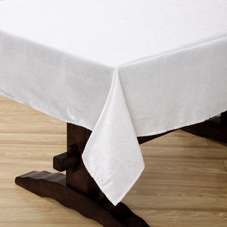Sandstone White Tablecloth Table Linens