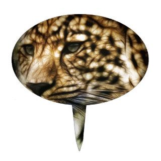 Leopard Wild Cat Spots Destiny Nature Safari Cake Topper