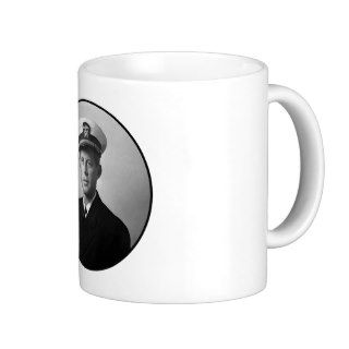 JFK Wearing His Navy Uniform Coffee Mug