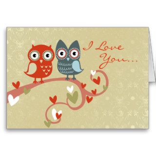 Love Owls Valentine's Card