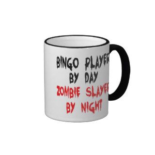 Zombie Slayer Bingo Player Coffee Mugs