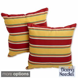 Blazing Needles Solid Outdoor Bench Cushion Blazing Needles Outdoor Cushions & Pillows