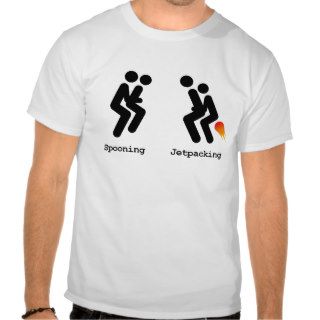 Spooning and Jetpacking Tee Shirt