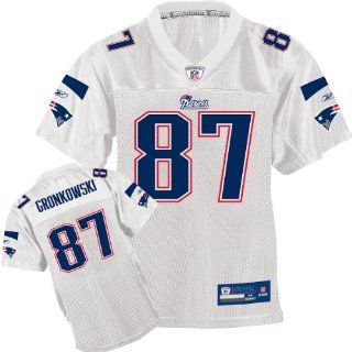 Reebok New England Patriots Rob Gronkowski Youth Replica White Jersey Extra Large  Sports Fan Jerseys  Sports & Outdoors