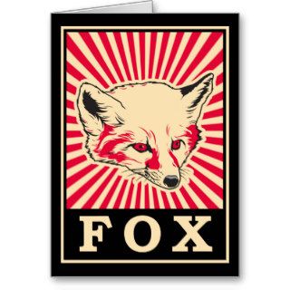 Pop Art Fox Cards