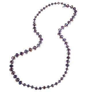 Kenneth Cole Purple Faceted Bead Long Necklace Kenneth Cole Fashion Necklaces