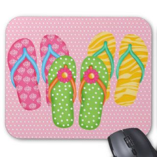 Summer Flip Flops Mousepads