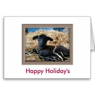 blacksheep, Happy Holiday's Greeting Card