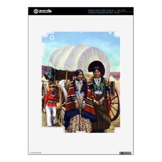Navajo Women in Native Clothing Skins For iPad 3
