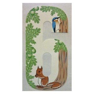 Squirrel Theme   Number 6   Wheelie Bin / Wall / Window   Home And Garden Products