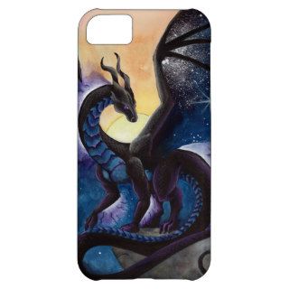 Black Dragon with Night Sky by Carla Morrow iPhone 5C Cover