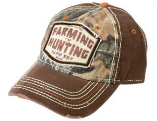 WesternWear Men's Farm Boy "Im Hunting" Camo Cap Camouflage One Size at  Mens Clothing store