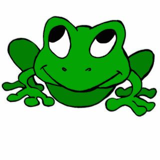 Cute Green Froggie Cut Out