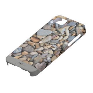 Different Shapes And Color River Rocks iPhone 5 Case