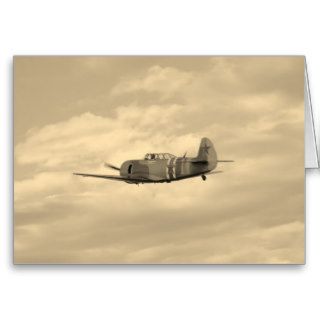 Yak 11 In Flight Greeting Cards