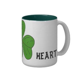 Irish Heart St. Patrick's Day Shamrock Ireland Mug