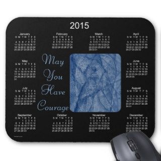Angel of Courage 2015 Calendar Mouse Pad