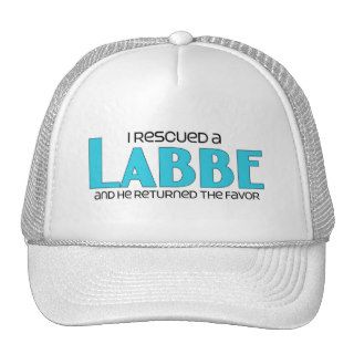 I Rescued a Labbe (Male) Dog Adoption Design Mesh Hat