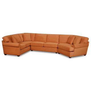 Possibilities Roll Arm 3 pc. Left Arm Sofa Sectional, Tuscany
