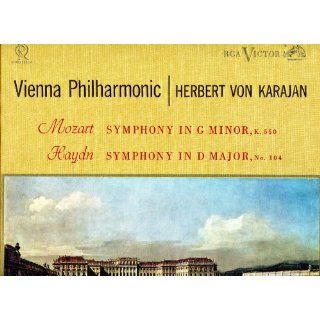 Mozart Symphony No. 40 in G Minor / Haydn Symphony No. 104 "London" Vienna Philharmonic Von Karajan Mozart / Haydn, Von Karajan, Vienna Philharmonic Music