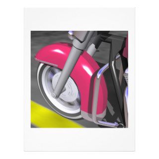 Pink Motorcycle Personalized Flyer