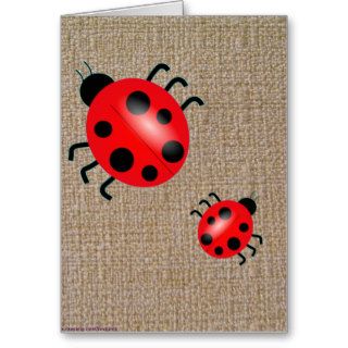Ladybugs on the Carpet Cards