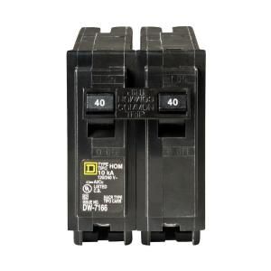 Square D by Schneider Electric Homeline 40 Amp Two Pole Circuit Breaker HOM240CP